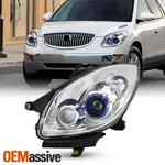 For 2008-2012 Buick Enclave Hid Projector Chrome Headlight Driver Left Lh W/afs. Fixed Price $311.98.