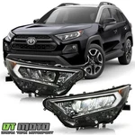 For 2019-2021 Toyota Rav4 Chrome Bezel Led Headlights Headlamps Left+right Pair. Fixed Price $178.99.