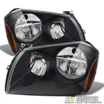 Black 2005-2007 Dodge Magnum Replacement Headlights Headlamps Pair Left + Right. Fixed Price $136.99.