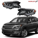 Headlight Left+right For Honda Pilot 2016-2018&ridgeline 17-20 Halogen W/led Drl. Fixed Price $229.73.