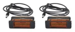 1968-69 Dodge Charger Hood Mounted Turn Signal Indicator Assemblies. Fixed Price $205.10.