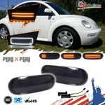 For 1998-2005 Volkswagen Beetle Switchback Led Front Drl Turn Signal Light Smoke. Fixed Price $64.99.