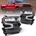 For Chevy Silverado 1500 2019-2021 Led Headlights Halogen Signal Side Assembly. Fixed Price $197.99.