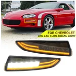 For 93-02 Chevrolet Camaro Drl Front Dynamic Led Turn Signal Parking Lamp Smoked. Fixed Price $244.43.