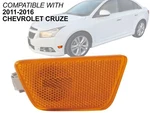 Side Marker Lamp For 2011 - 2016 Chevy Cruze With Bulb Driver Left 42334144. Fixed Price $17.10.