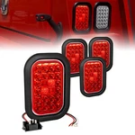 4pc Red 5" X 3" Rectangular 24 Led Tail Light Dot 80 Inch Trailer Tow Truck. Fixed Price $59.99.