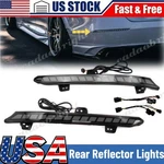 Clear Led Rear Bumper Reflector Lights For 10th Gen Honda Accord 2018-2022 Lamps. Fixed Price $45.99.