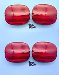 4x Tail Light Lamp Lens And Housing Fits 90 91 92 93 94 95 96 Corvette C4. Fixed Price $98.89.