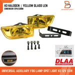 2" Yellow Universal Fog Lamp Spot Light Glass Len Halogen H3 55w 12v La166. Fixed Price $45.00.