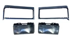 90-92 Cadillac Fleetwood Brougham Driver Passenger Headlight & Bezel Trim. Fixed Price $594.99.