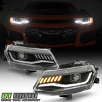 2016-2022 Chevy Camaro Hid/xenon Black Led Sequential Turn Projector Headlights. Fixed Price $368.99.