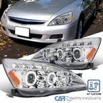 Fits 2003-2007 Honda Accord 2/4dr Halo Projector Headlights Led Tube Lamps 03-07. Fixed Price $146.95.
