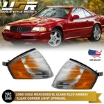Ship From Usa Amber/clear Corner Light Pair For 1990-2002 Mercedes Sl Class R129. Fixed Price $85.95.