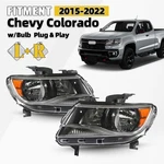 For 2015-2022 Chevy Colorado Halogen Headlight Assy W/ Bulb Left+right Pair. Fixed Price $116.99.