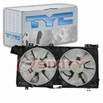 Tyc Dual Radiator & Condenser Fan Assembly For 2015-2019 Subaru Outback 2.5l Eu. Fixed Price $156.22.