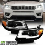 For 2017-2021 Jeep Compass Hid/xenon Led Drl Projector Headlights Headlamps Pair. Fixed Price $248.99.