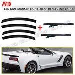 For Chevy Corvette C7 14-19 Led Side Marker & Rear Bumper Reflector Lamp Smoked. Fixed Price $139.31.