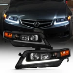 Black 2004-2008 Acura Tsx Cl9 Led Tube Projector Headlights Headlamps Left+right. Fixed Price $265.99.