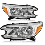 For 2012 2013 2014 Honda Cr-v Chrome Housing Halogen Headlights Assembly Pair. Fixed Price $113.99.