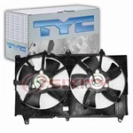 Tyc Dual Radiator & Condenser Fan Assembly For 2003-2007 Infiniti G35 Belts Wm. Fixed Price $163.14.