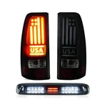 Tail Light + 3rd Brake Lamp For Chevy Silverado 1500 2500 1999-2002, 250.... Fixed Price $145.03.