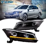 Vland Headlights For 2008-2012 Honda Accord 4-door Sedan Black Left + Right Lamp. Fixed Price $312.50.