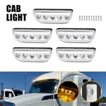 5pc Clear Lens Amber Led Roof Clearance Marker Lights For Kenworth T680. Fixed Price $33.24.