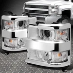 For 15-19 Chevy Silverado 2500hd 3500hd Chrome Housing Projector Headlight Lamp. Fixed Price $307.88.