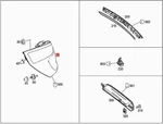 Genuine Mercedes R231 Sl Rear Lamp Combination 2318200464. Fixed Price $511.51.