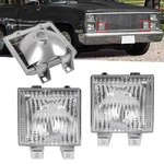 Pair For Chevy Gmc Pickup Truck Chrome Turn Signal Side Corner Marker Lights. Fixed Price $18.55.