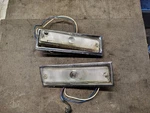 1967 1968 Cadillac Eldorado Front Turn Signal Parking Light Assemblies. Fixed Price $45.00.