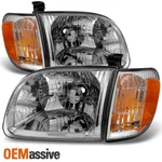Fits 00-04 Toyota Tundra Regular/access Cab Headlights W/corner Lights 2000-2004. Fixed Price $89.99.