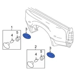 For Ford F-250 Super Duty 1999-2010 F81z15a436aa Side Marker Light Clip. Fixed Price $15.23.