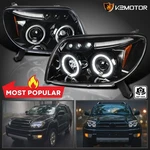 Jet Black Fits 2003-2005 Toyota 4runner Led Halo Projector Headlights Lamps L+r. Fixed Price $178.38.