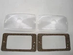 59 60 61 62 63 64 Ford Truck F100 Clear Park Light Lens Set W/ Gaskets New *. Fixed Price $20.50.