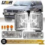 Depo Clear Corner+bumper Signal Lights For 1984-1986 Toyota Pickup Truck 2wd/4wd. Fixed Price $79.95.