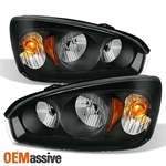 Fit 2004 2005 2006 2007 2008 Chevy Malibu Black Replacement Headlights Headlamps. Fixed Price $67.99.