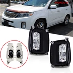 Front Bumper Fog Lights With Bezel For 2014-2015 Kia Sorento Driver&passenger. Fixed Price $36.68.