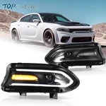 Pair Led Dual Beam Projector Headlights For 2015-2022 Dodge Charger Front Lamps. Fixed Price $269.99.