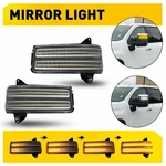 2xflowing Side Mirror Turn Signal Light Clear For 20-24 Gmc 2500hd Sierra 3500hd. Fixed Price $53.19.