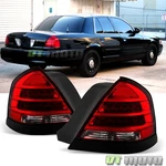1998-2011 Ford Crown Victoria Black Trims Led Tail Lights Lamps Pair Left+right. Fixed Price $132.99.