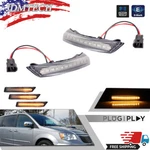 2pack Left&right Led Mirror Turn Signal Lights For 08-16 Chrysler Town & Country. Fixed Price $14.99.