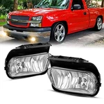 Fog Light Assembly Replacemen For 2003-2007 Chevy Silverado 2002-2006. Fixed Price $60.06.