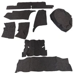 1969 1970 1971 Lincoln Mark Iii Trunk Kit W/trunk Mat Charcoal Heather 8pc. Fixed Price $303.00.