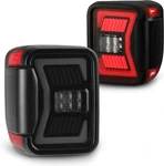 Wolfstorm Led Tail Lights Smoked Sequential For 2019-2025 Jeep Gladiator Jt. Fixed Price $249.00.