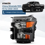 Halogen Headlight For 2022-2026 Chevy Silverado 1500 Black W/bulb Driver Side. Fixed Price $79.99.
