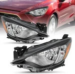For 2016-2019 Toyota Yaris Ia Sedan Headlight Assembly Pair Black Housing Amber. Fixed Price $469.30.