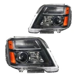 Headlight Assembly For Gmc Terrain 2010-2015 L+r Halogen Black Housing Amber. Fixed Price $106.99.