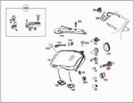 Genuine Mercedes X204 Glk-class Socket 0018265582. Fixed Price $11.94.