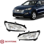 Front Driving Fog Light Lamp Chrome Pair For Hyundai Santa Fe Sport 2013-2016. Fixed Price $58.99.